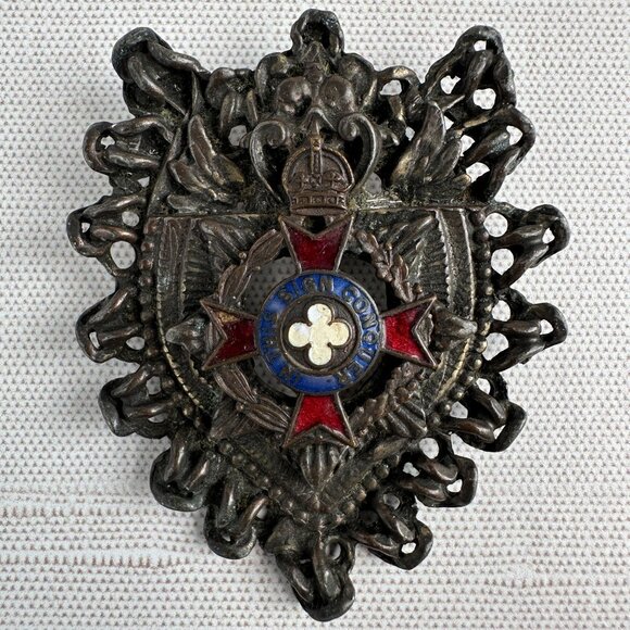 Vintage Masonic Enamel Badge Brooch - Picture 8 of 10